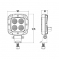 Preview: LED Arbeitsscheinwerfer S2000 | 2200 lm, 20 W