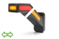 Preview: LED Umrissleuchte mit Blinker Gummiarm WAS W168.6