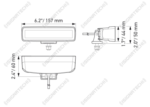 Hella Black Magic Mini LED Lightbar Arbeitsscheinwerfer | 1600 lm, 30 W