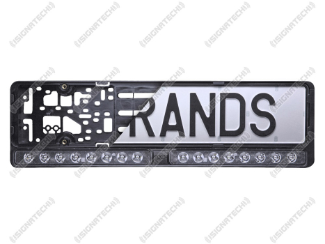 Preview: LED Light Bar Balkenscheinwerfer Kennzeichenhalter NUUK E-Line DUO AT
