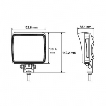 LED Arbeitsscheinwerfer / Rückfahrscheinwerfer REVERSE | 2160 lm, 18 W