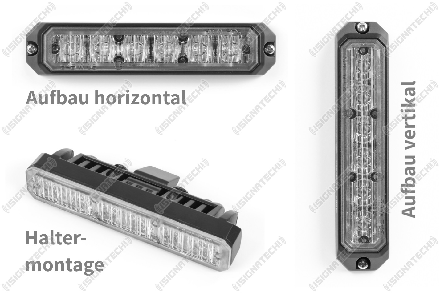 Axixtech/Juluen MS6 LED Blitzmodule, Set - SIGNATECH Warnsysteme