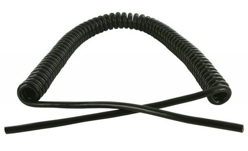 Spiralkabel 5 x 1.00 mm², 3 m