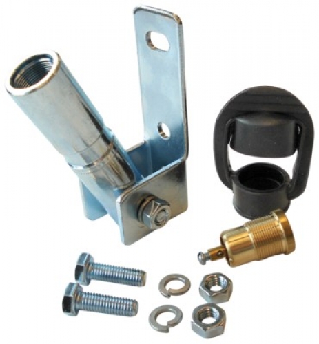 Aufsteckrohr schwenkbar mit Montagewinkel