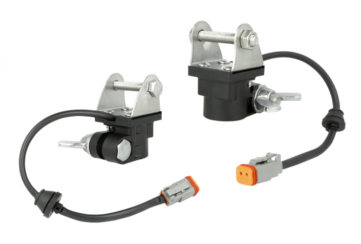 Adapter für Arbeitsscheinwerfer auf Aufsteckrohr