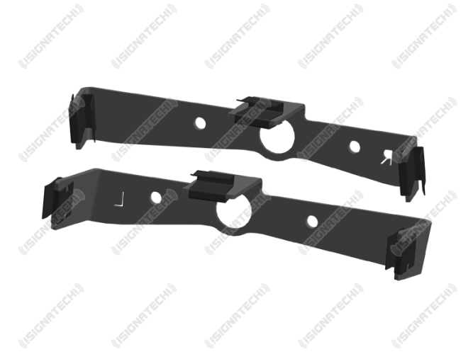 Frontblitzer Montagewinkel Einbauhalter für VW Caddy V, Set (für Blitzmodule L54)