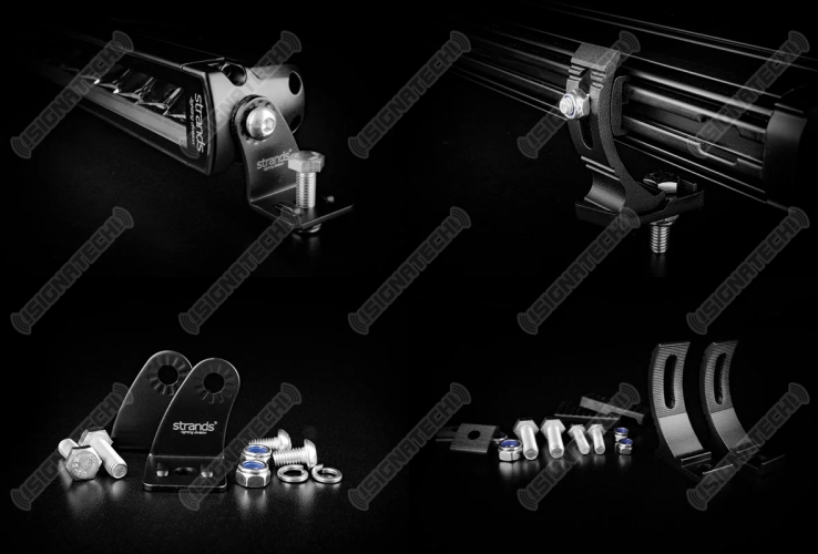 LED Light Bar Balkenscheinwerfer mit Positionslicht SIBERIA SRC | gebogen, einreihig