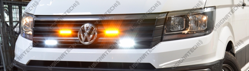 Frontblitzer-Montagewinkel für VW Crafter, Set (für Blitzmodule L54)