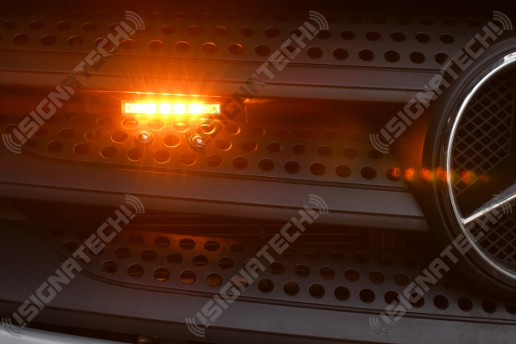 Frontblitzer-Montagewinkel für Mercedes Benz Sprinter und Vito, Set (für Blitzmodule L54)