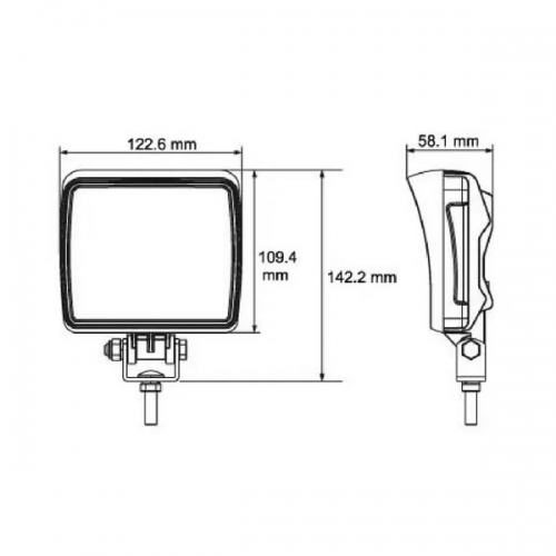 LED Arbeitsscheinwerfer / Rückfahrscheinwerfer REVERSE | 2160 lm, 18 W